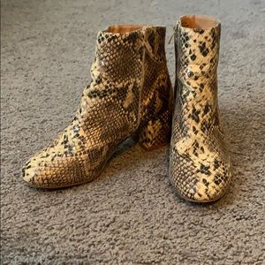 Snake Skin Booties 🐍
